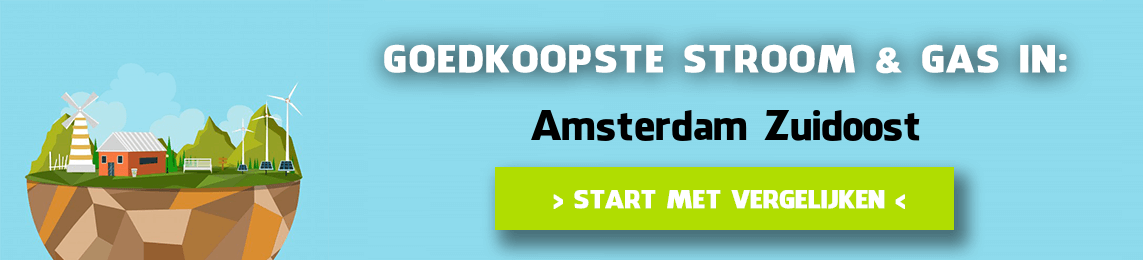 energie vergelijken Amsterdam Zuidoost